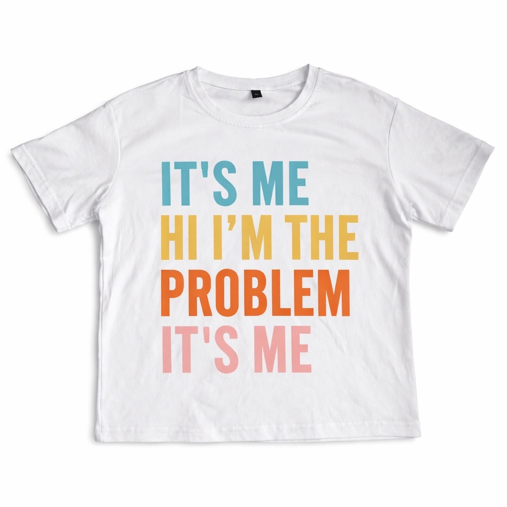 “It’s Me Hi I’m the Problem It’s Me” Graphic Tee – Girls Size 8